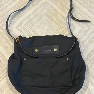 Marc by Marc Jacobs Black Nylon Messenger Bag with Adjustable Leather Strap thumbnail 1