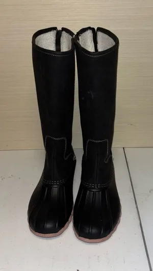 Women's Black Tall Winter Duck Boots thumbnail 1