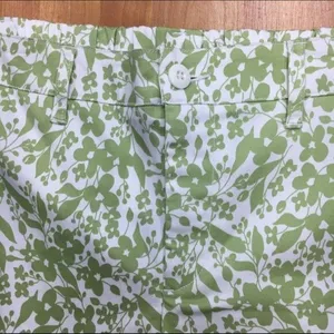 Motherhood‎ Womens Pants Size Small Maternity Green White Floral Crop NEW thumbnail 2