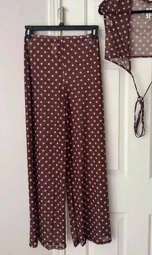 Dippin’ Daisy’s That Girl Sheer Mesh Matching Pants Set, Size S thumbnail 5