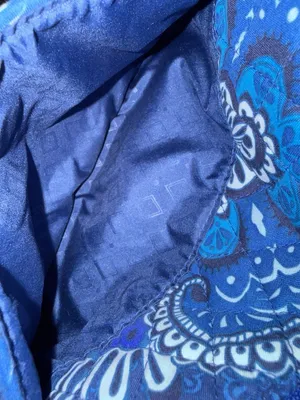 Vera Bradley Mini Hipster‎ Quilted Crossbody Bag in Blue Floral Pattern thumbnail 7