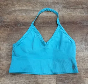 Free people halter ribbed tank top thumbnail 1