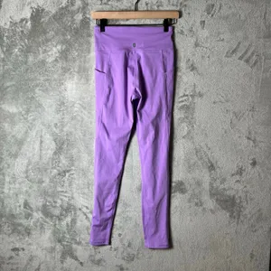 Figs Yola Leggings Small‎ Purple High Rise Stretch Yoga Athletic Pants Pockets thumbnail 3