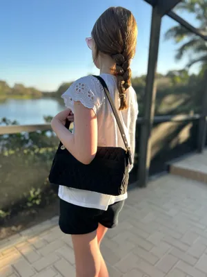 Vera Bradley Black Shoulder Bag thumbnail 4