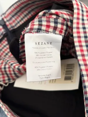 Sezane Clara Trousers in Gingham thumbnail 4