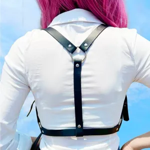 Black Harness Suspender Belt O Ring New thumbnail 3