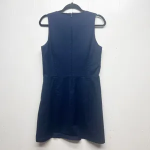Gap Women's Sleeveless Navy Blue Midi Dress Size 10 Office Career Cocktail Party thumbnail 5