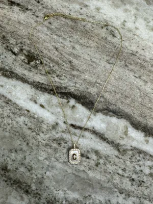 C Initial Necklace Multiple thumbnail 2
