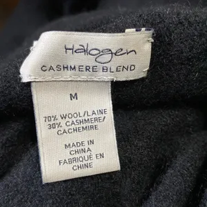 Halogen Wool & Cashmere Blend Long Sleeve Turtleneck Knit Sweater M thumbnail 5