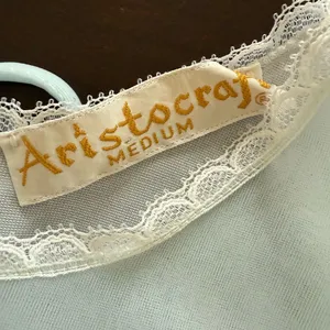 Vintage 70s Aristocraft Long Pastel Blue Nightgown M thumbnail 7
