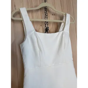 Lulus Blissfully Beaming White Sleeveless Bow Mini Dress Party Bridal Medium thumbnail 6