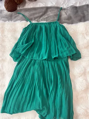 Naked Zebra Green Spaghetti Strap Romper thumbnail 2