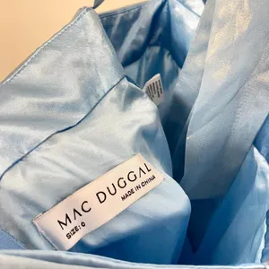 MAC DUGGAL High-Low Ruffle Gown in Powder Blue Size US 0 thumbnail 6