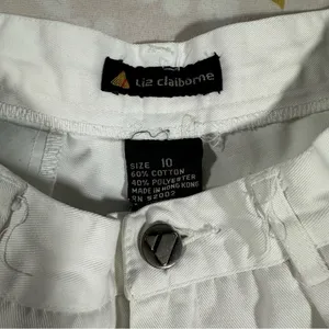 Liz Claiborne White Bermuda Shorts thumbnail 3