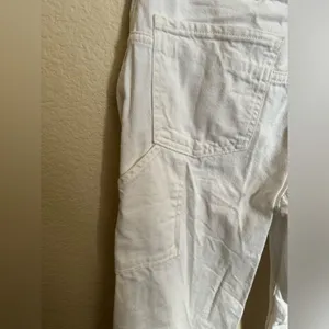 Free People‎ We The Free Tinsley Baggy High Rise Jean Size 26 in Optic White thumbnail 9