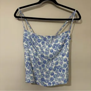 Reformation Overland Top Blue Daisy Size 8 thumbnail 2