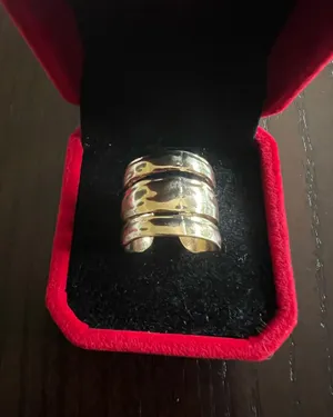 Chunky Gold Statement Ring for Women Gold Knuckle Ring Size 7 thumbnail 1