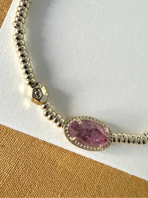 Kendra Scott Grayson Gold Stretch Bracelet thumbnail 6