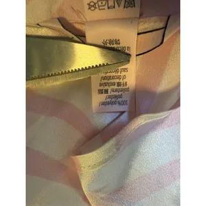 Victoria's‎ Secret pink white zebra Y2K print cami top sleep shirt medium boho thumbnail 4