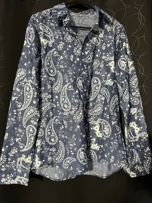 Paisley Print Western Button Up Size M thumbnail 2