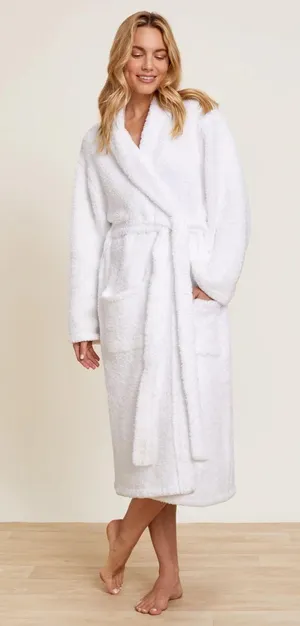 White Cozy Robe thumbnail 1