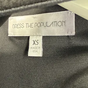 Dress‎ the Population Black Sleeveless Maxi Dress Size XS Made in USA thumbnail 2