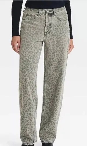 Target Cheetah Jeans Straight-Leg thumbnail 1
