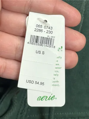 Aerie Green Lace-Up Oversized Hoodie Sweatshirt Size Small NWT thumbnail 11