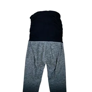 Beyond Yoga Beyond The Bump Ombre Maternity Leggings Black‎ Gray XS thumbnail 4