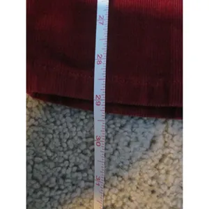 Talbots‎ Heritage Corduroy Pants 12P Red Straight Leg Classic Preppy Holiday thumbnail 6