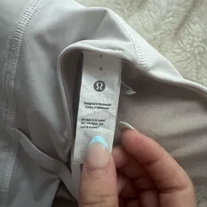 Lululemon Athletica White Sports Bra thumbnail 4