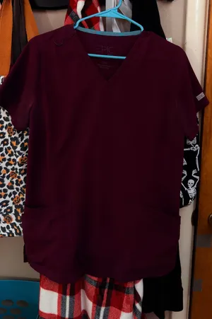 Epic Maroon Scrubs by IRG Red thumbnail 1