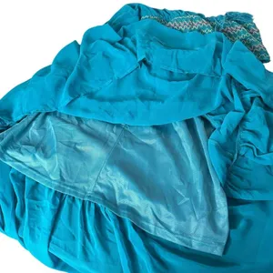 Flying Tomato BOHO Embroidered Floral Smocked Strapless Tiered Maxi Dress Womens S Teal Beach thumbnail 9