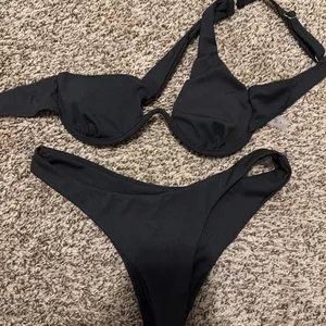 Black Bathing Suit Shein thumbnail 1