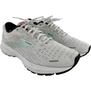 Brooks Ghost 13 Road-Running Sneakers Road Dna Loft BioMoGo White Aqua Pink 9.5 thumbnail 1