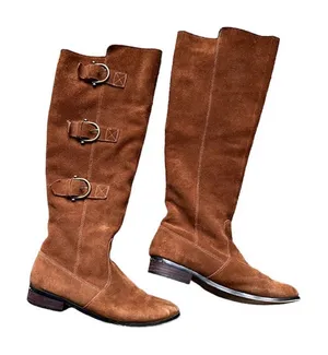 Restricted Leather Riding Boots Brown Size 8 Tall Boot thumbnail 1