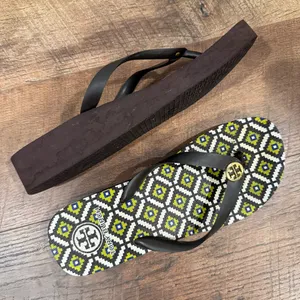 Tory Burch Platform Patterned Flip Flops thumbnail 9