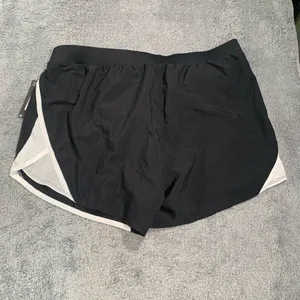 Under Armour Women's Black and White Athletic Shorts thumbnail 9