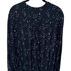 Rails Juliette‎ Navy Galaxy Long Sleeve Drop Waist Mini Dress Celestial Chic L thumbnail 7