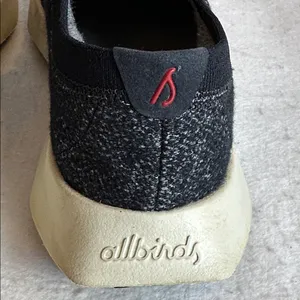 Allbirds Wool Tree Dasher Sneakers in Heathered black size W8 thumbnail 6