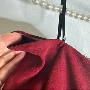 lulus dress Small Berry Red Wine Body Con‎ Long Sleeve Off Shoulder Mini CP thumbnail 7