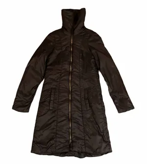 Vince Black High Neck Puffer Coat thumbnail 1