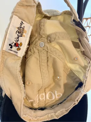 Disney Dopey Beige Cap with Black Brim and Embroidered Detail thumbnail 5