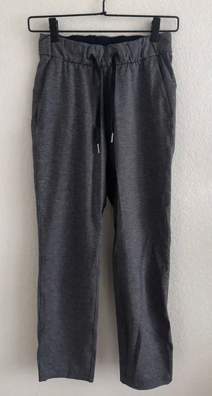Lululemon On The Fly Pant 2 Heathered Black thumbnail 1