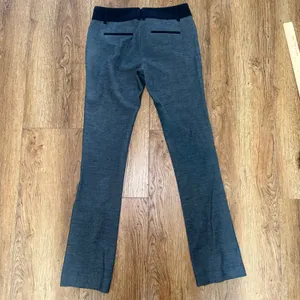 Express‎ Columnist Gray Stretch Dress Pants Black Trim Size 4R Corpcore Y2K work thumbnail 10
