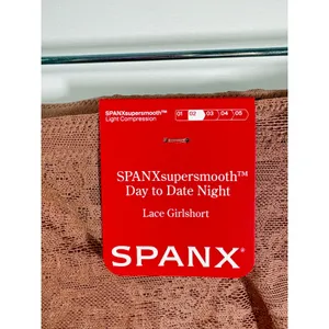 Spanx Supersmooth Day to Date Night Lace Girlshort Cinnamon XL 10594R thumbnail 7