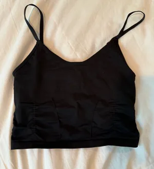 PacSun Athletic Cropped Tank Black thumbnail 1