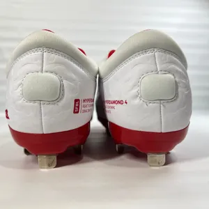 Nike Hyperdiamond 4 Elite Softball Cleats White Red 9.5 Metal Spikes‎ FZ0923-104 thumbnail 6