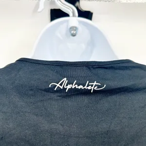 Alphalete Womens Black UltraSoft‎ Balletcore Wrap Tie Waist Athletic Crop Top S thumbnail 7