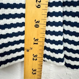 Hutch Blue White Striped Off Shoulder Asymmetrical Mini Dress Womens S Preppy thumbnail 16